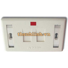 2-Port Faceplate Kit COMMSCOPE/AMP (0-0272352-2)